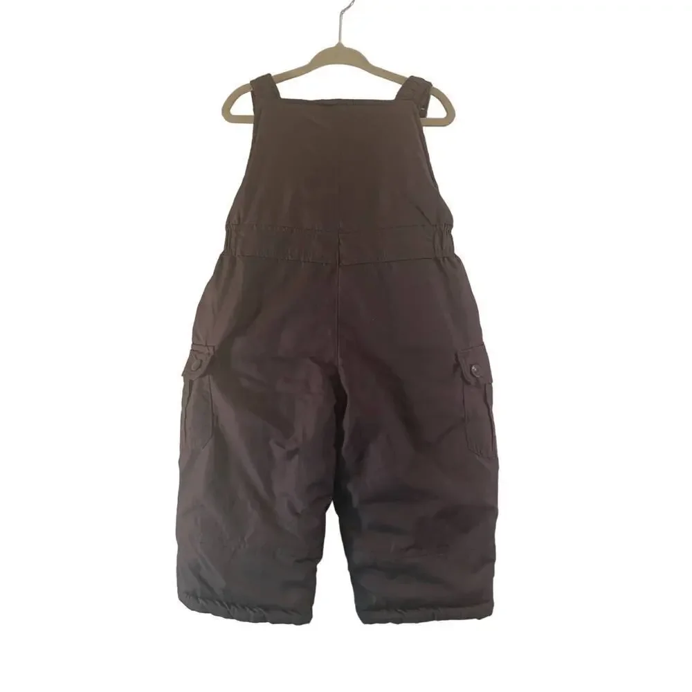 CARTER’S Unisex Kids Black Winter/Snow Bib Overalls / Size: 18 Months
